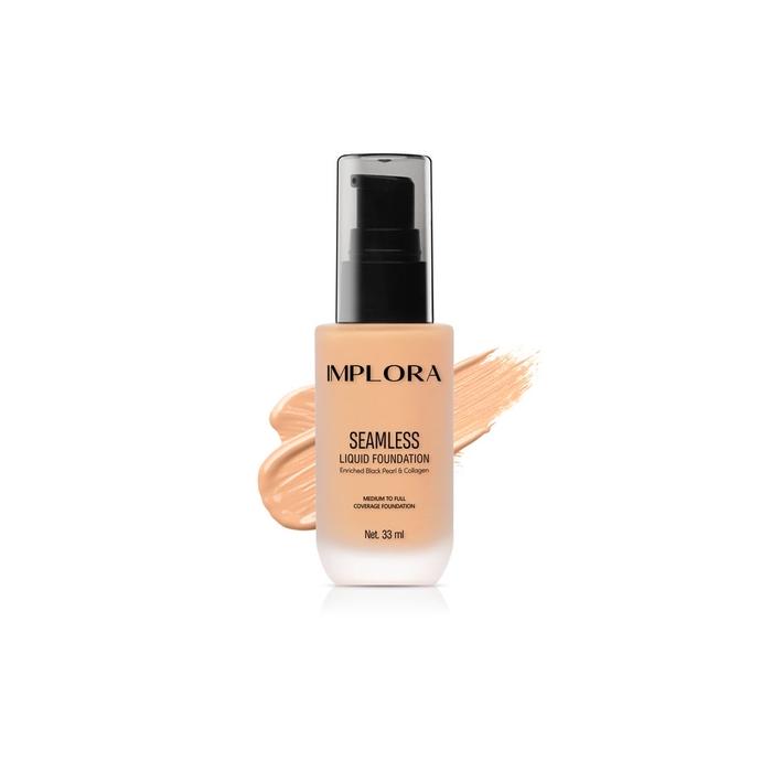 Gambar IMPLORA Seamless Liquid Foundation - Warm Beige dari Itori.two Shop undefined Tokopedia