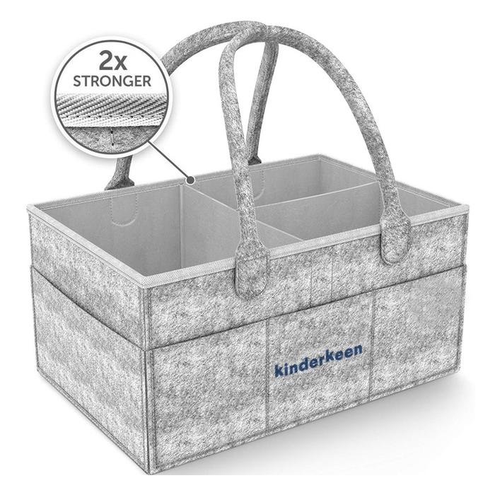 Gambar Kinderkeen Multipurpose Caddy Bag (NEW LOGO) - Grey dari Petitdebebe undefined Tokopedia