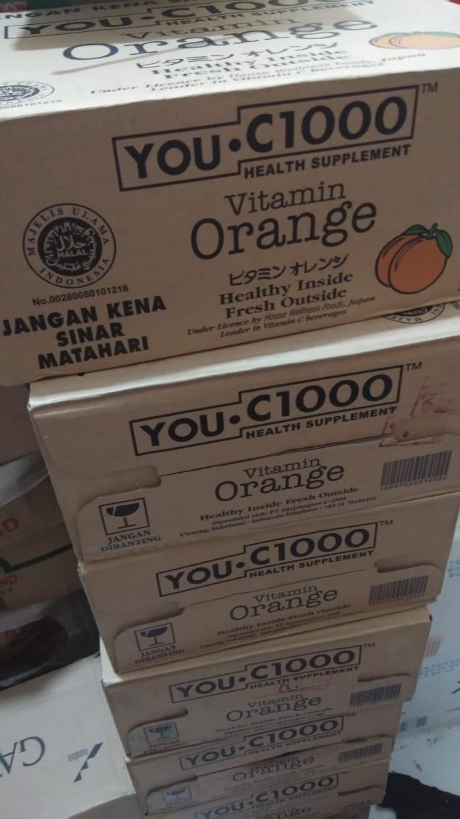 Gambar You C1000 Orange Minuman Kesehatan [140 ml/ 30 pcs/ Karton] dari scmodif online undefined Tokopedia
