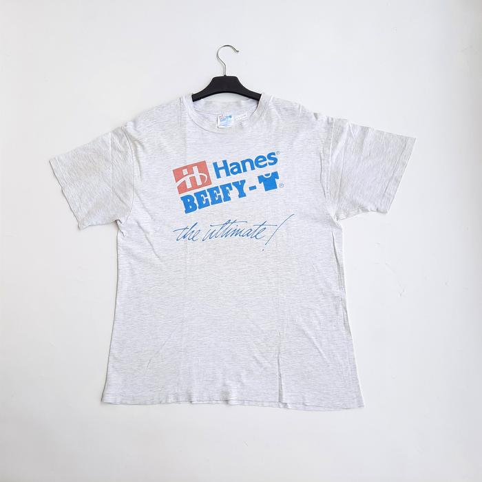 Jual Vintage Tshirt Hanes Beefy 90s - L 