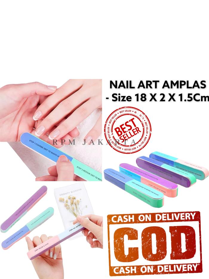Gambar Nail Art Amplas Kuku 7 Sisi / Alat Pengikis Kuku Pendicure dari Rpm Jakarta undefined Tokopedia