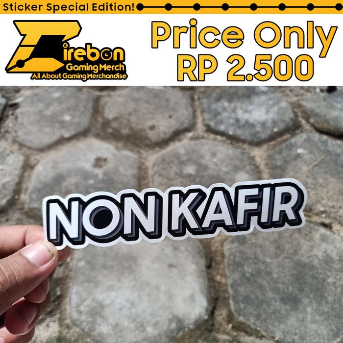 Gambar Sticker Stiker Non Kafir Majelis Lucu Indonesia MLi dari Cirebon Gaming Merch undefined Tokopedia