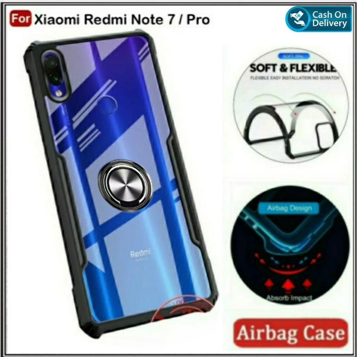 Case Xiaomi Redmi Note Note Pro Casing Soft Hard Transparan Cover  Hitam