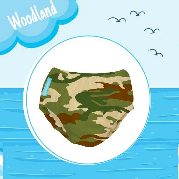 Gambar Charlie Banana 2 in 1 Training Pants + Swim Diaper Woodland - Medium dari Orenji Baby undefined Tokopedia