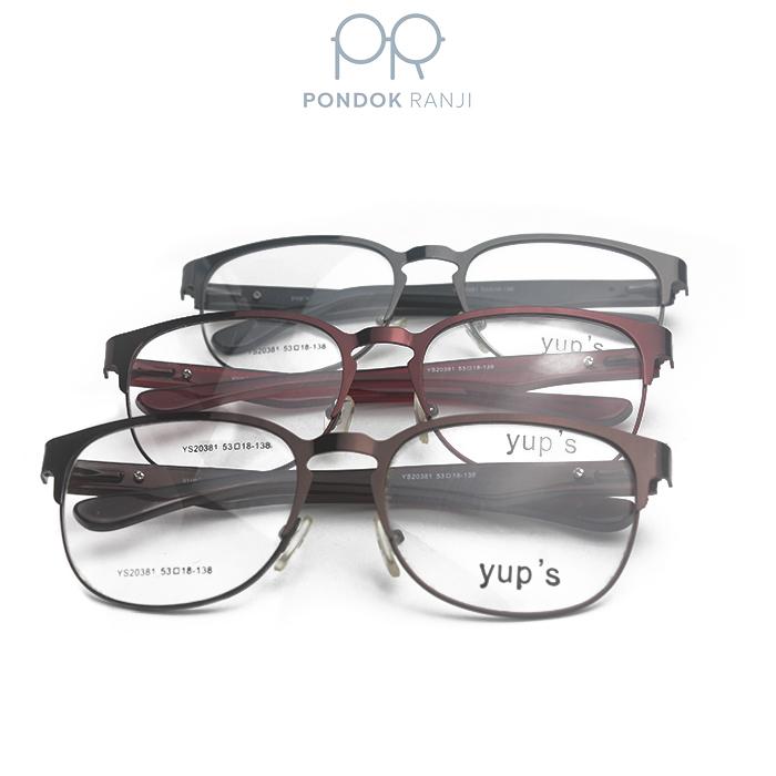 Gambar YUPS Frame Kacamata Lokal Pria Wanita YS20381 - Merah dari Optik pondok Ranji undefined Tokopedia