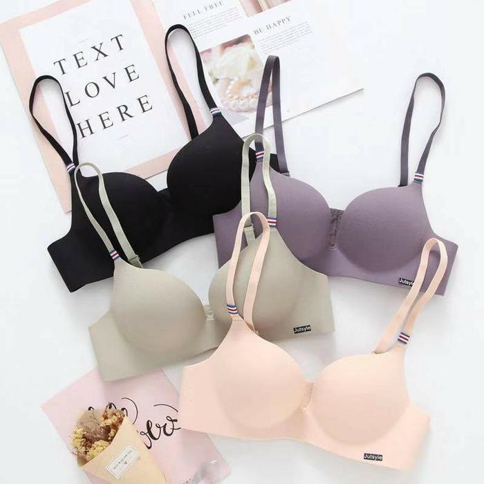Gambar bh bra push up lembut import - PINK, L/36/80AB dari ranthy sehat undefined Tokopedia