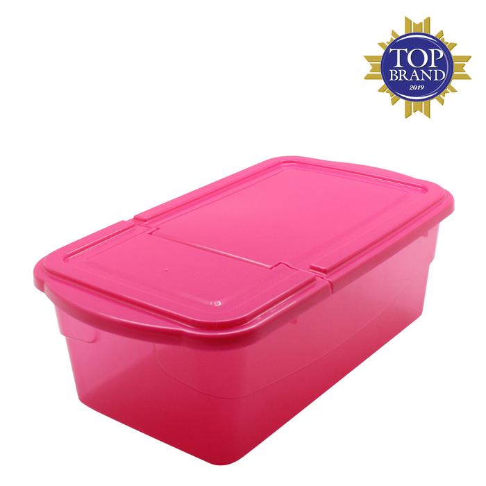 Gambar Claris Flipper Box 2007/ 5.4 liter / Box penyimpanan serbaguna - pink magenta dari Galeri Plastik undefined Tokopedia