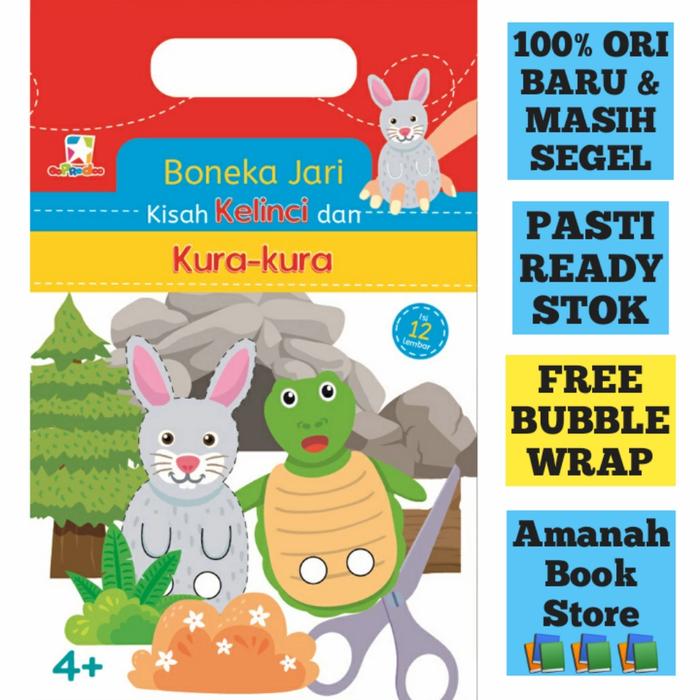 Jual Oopredoo Boneka Jari Kisah Kelinci Dan Kura Kura Jakarta Barat Amanah Book Store Tokopedia