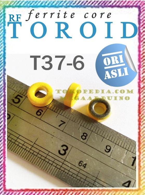 Gambar Ferrite Core Toroid T37-6 T37 6 T 37-6 siap kirim dari mega arduino undefined Tokopedia