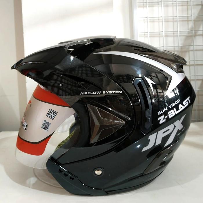 Gambar helm jpx z blast STD dari Motoline undefined Tokopedia