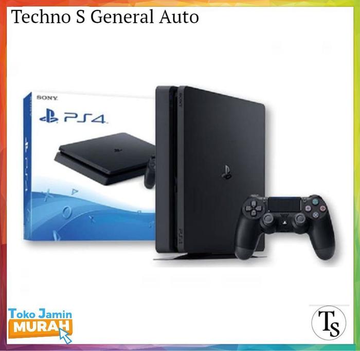 PS4 Slim 500GB Plus Game Bundle PS Slim 500 GB Plus Game Original  STIK, 500gb