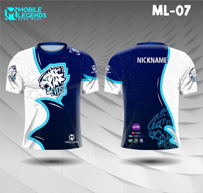 Gambar Jersey esport mobile legends evos baju kaos gamer - Hitam, XS dari ListonsCloth undefined 4 Tokopedia