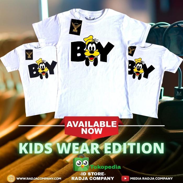 Gambar T-SHIRT ANAK RADJA KARAKTER GAMBAR PLUTO - S, Putih dari Galery Radja undefined Tokopedia