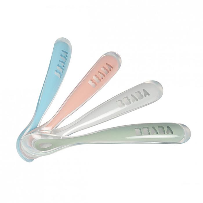 Gambar Beaba Ergonomic 1st Age Spoon - blue dari HelloBebe Babyshop undefined Tokopedia