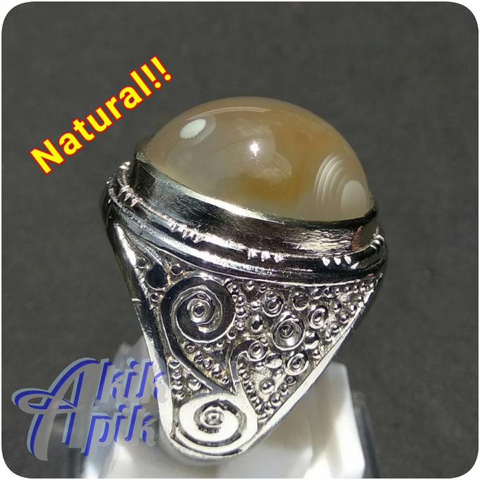 Gambar Cincin Batu Akik Anggur Unik Riau Natural Chalcedony Aksesoris Pria dari Akik-Apik undefined Tokopedia