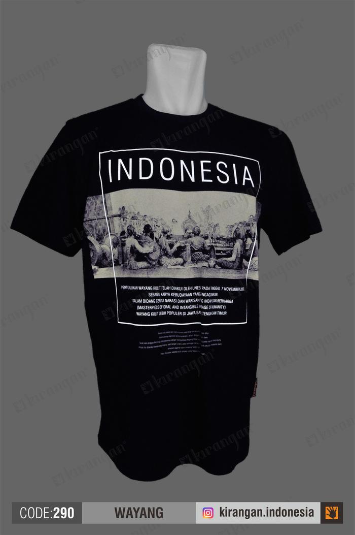 Gambar kaos foto wayang / kaos seni / kaos tradisional / kaos kirangan - S dari Kirangan id undefined Tokopedia