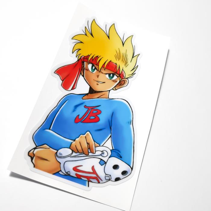 Gambar Sticker Vinyl Karakter Anime Lets and Go Tamiya Mini 4WD Part 01 - J, 9 x 6 cm dari SainDesign undefined Tokopedia