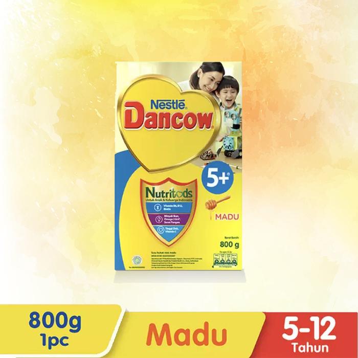 Gambar Dancow 5+ Susu Pertumbuhan - 800 gr - Honey dari Bambi Store Malang undefined Tokopedia