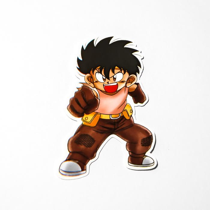 Gambar Sticker Vinyl Karakter Anime Lets and Go Tamiya Mini 4WD Part 01 - Jiromaru, 6 x 4 cm dari SainDesign undefined Tokopedia