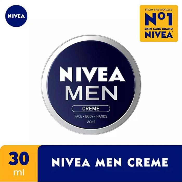 Gambar NIVEA Men Crème Moisturizer Tin 30ml NIVEA Men Creme Pelembab Wajah dari Cosmetic.id Shop undefined Tokopedia