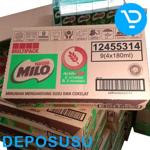 Gambar SUSU UHT MILO 1CARTON isi 36 x 180 ml dari deposusu undefined Tokopedia