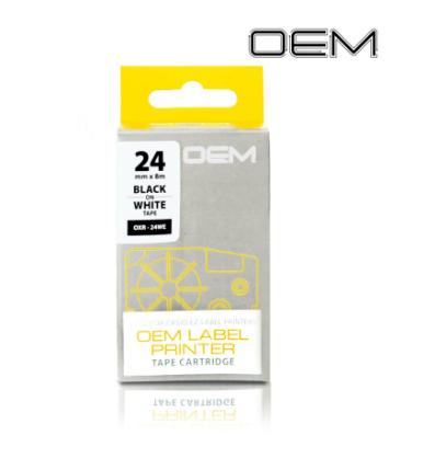 Gambar OEM TAPE EZ LABEL CASIO 24MM BLACK INK - White dari Asiatech Solusindo undefined Tokopedia