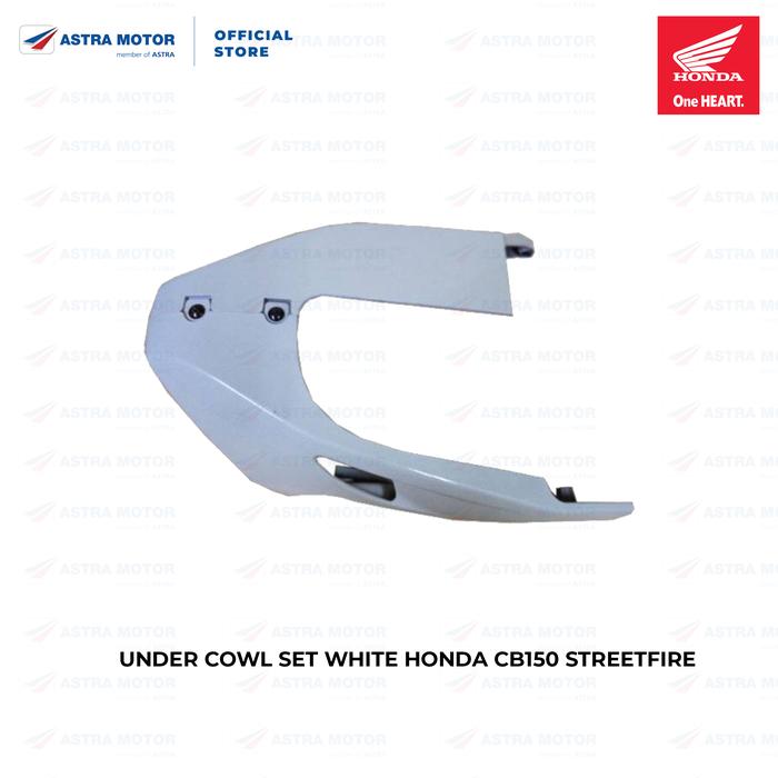 Gambar UNDERCOWL SET (PELINDUNG BLOK MESIN) HONDA CB150R 64300K15BLA - Putih dari Astra-Motor undefined Tokopedia