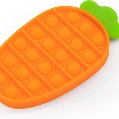 Gambar Fidget toy pop bubble / Pop It / Stress Relieve Toys Carrot &Pinapple - Carrot dari LittleB33 undefined Tokopedia