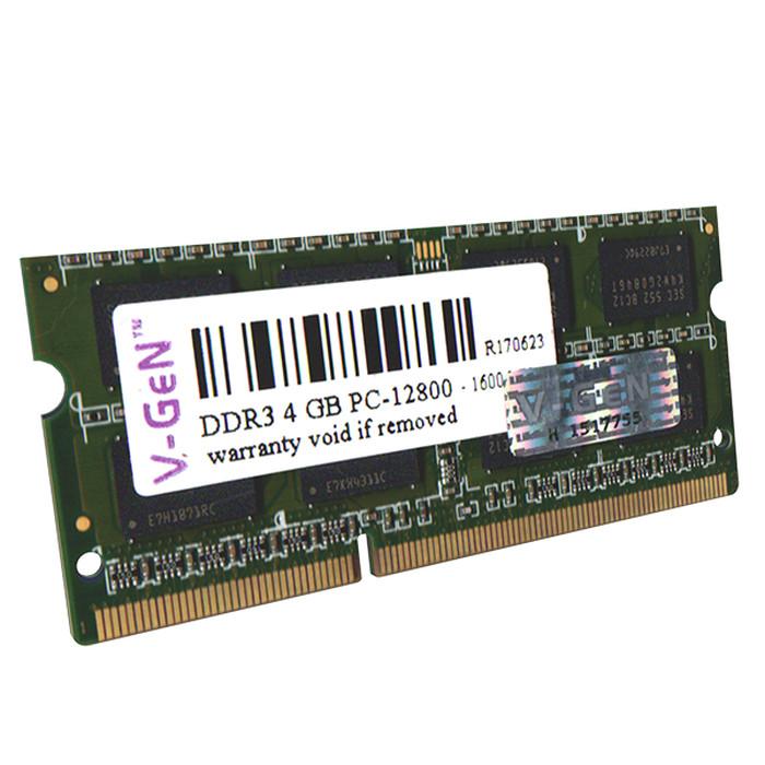 Jual RAM DDR3 SODIMM V-GEN 4GB PC12800 1600MHZ MEMORY LAPTOP VGEN