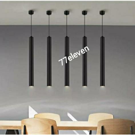 Gambar lampu gantung minimalis bar kafe resto LG 460-1 - Hitam dari 77eleven0 undefined Tokopedia
