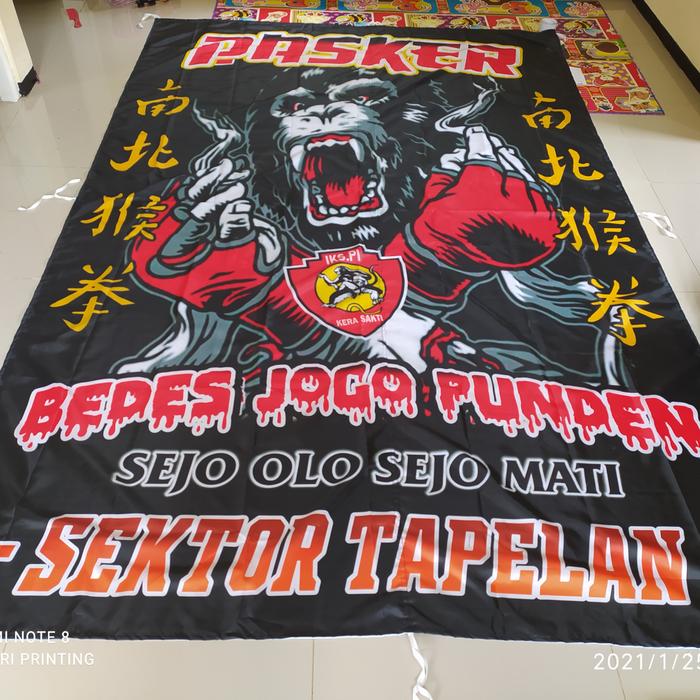 Gambar Cetak Bendera Flag Custom Murah - 200cm x 300cm dari GALERI PRINTING CARUBAN undefined Tokopedia