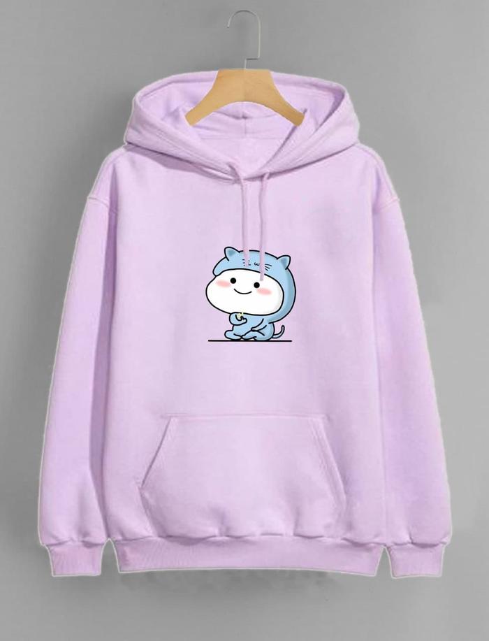 Gambar Jaket Hoodie Vallenca Quby Pentol Cosplay Cat Warna Lavender - M dari Vallenca Clothing undefined Tokopedia