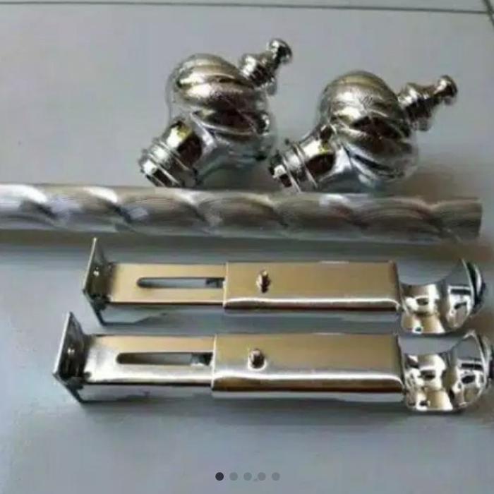 Gambar batang gordeng/batang penyanggah rollet uril - silver, 200 dari anugrah gordengorden 01 undefined Tokopedia