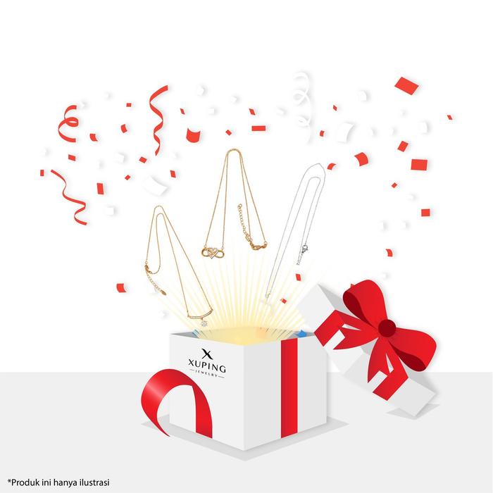 Gambar Misteri Box Kalung Xuping Perhiasan Lapis Emas dari Xuping.id undefined Tokopedia