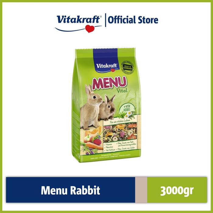 Gambar Vitakrat Menu Vital Rabbit 3kg. Makanan Kelinci Dewasa dari Vitakraft.Indonesia undefined Tokopedia