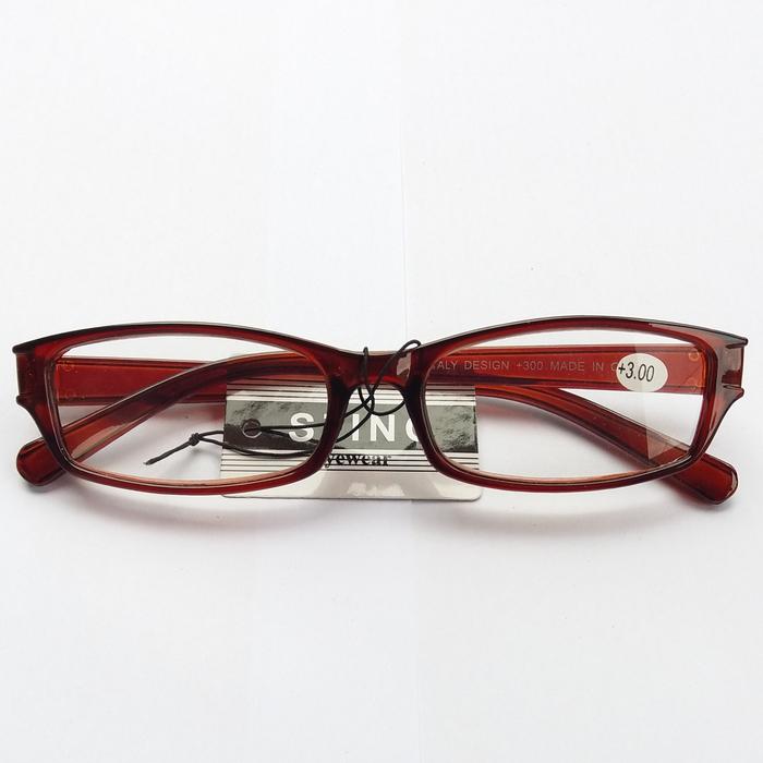 Gambar Kacamata Baca PLUS 100 sd PLUS 300 Pria Wanita | ES003T - Cokelat, +3.00 dari GondelShop_NEW undefined Tokopedia