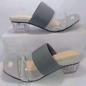 Gambar Sepatu sandal high heels kaca jelly 5 cm Mewah dan Murah - Abu-abu, 36 dari sbs.store' undefined Tokopedia