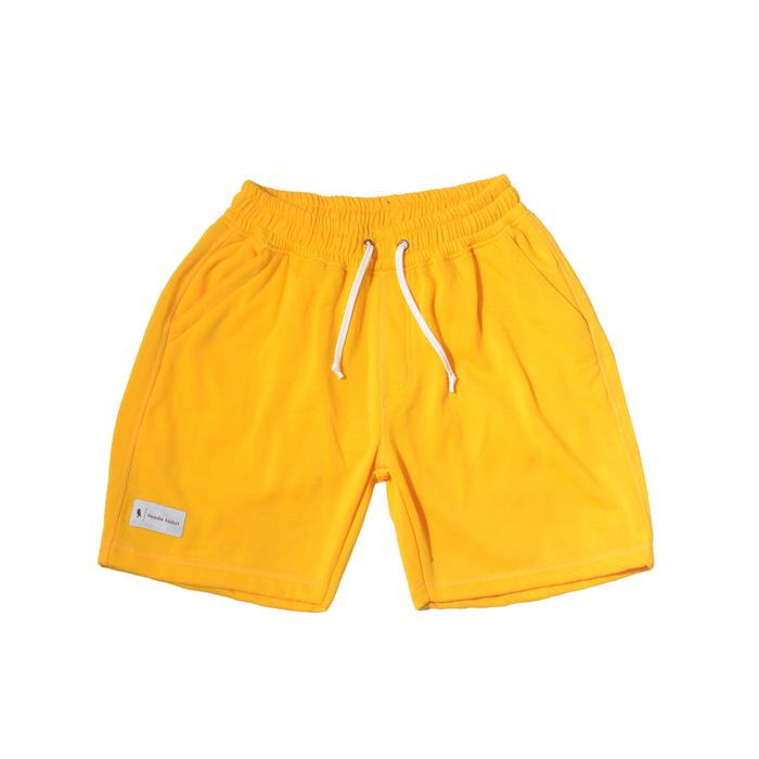 Gambar Boardshort Fleece Kuning - M dari hoodieaddict.id undefined Tokopedia