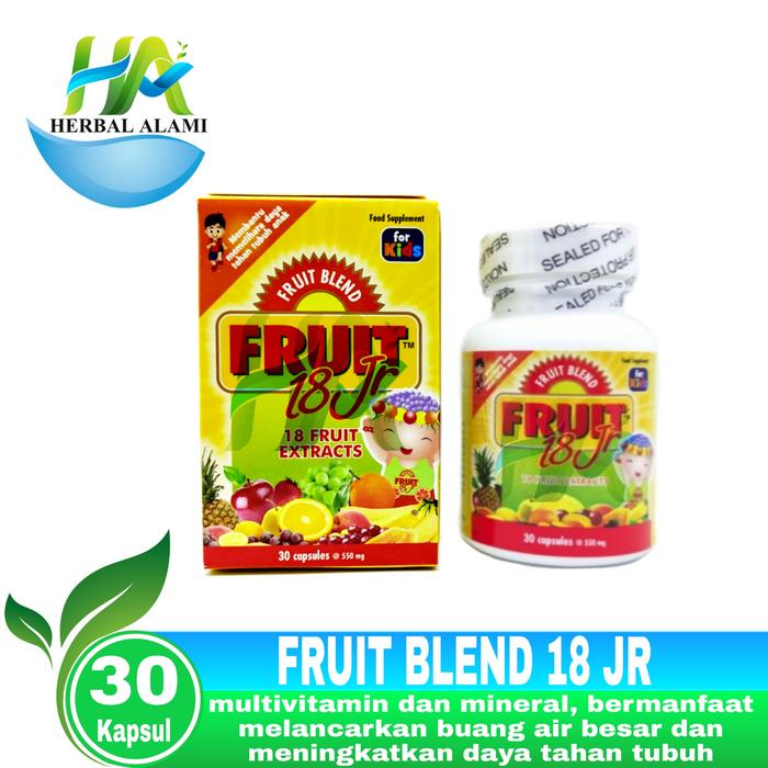 Gambar Fruit Blend 18 JR & Vegetable Blend 21 JR - Multivitamin Anak - FRUIT 18 JR dari Herbal alami 5758 undefined Tokopedia