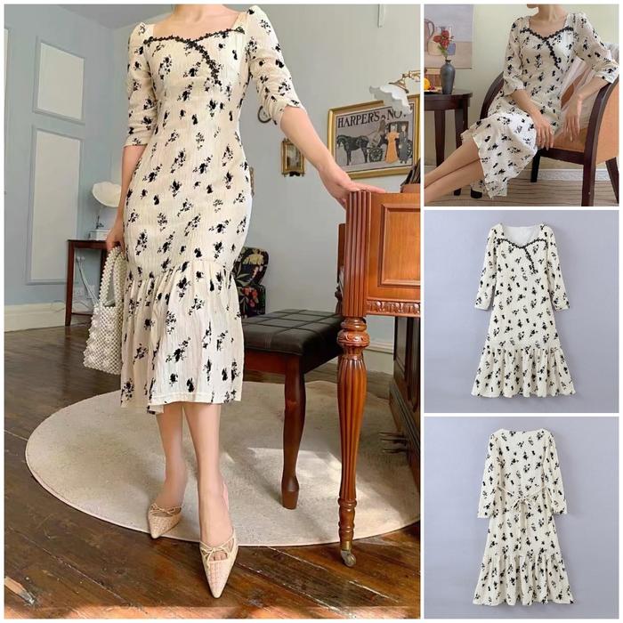 Jual DRESS PESTA WANITA RETRO VINTAGE 