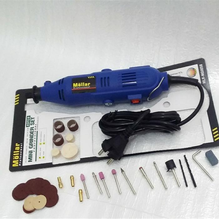 Gambar MINI DIE GRINDER 40 PCS - TUNER SET - GERINDA BOR MINI MOLLAR dari SURYAELEKRONIK1200 undefined Tokopedia