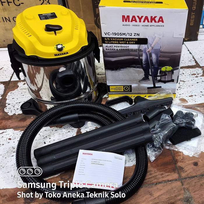 Gambar Vacuum Cleaner Mayaka VC1905M 12 Liter Basah & Kering dari generaltechnic undefined Tokopedia