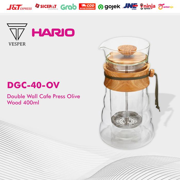 Jual Hario Double Wall Cafe Press Olive 