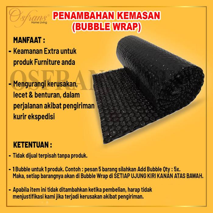 Gambar Osfans Tambahan Bubble Wrap Khusus Barang Knockdown dari Osfrans Home Living undefined Tokopedia