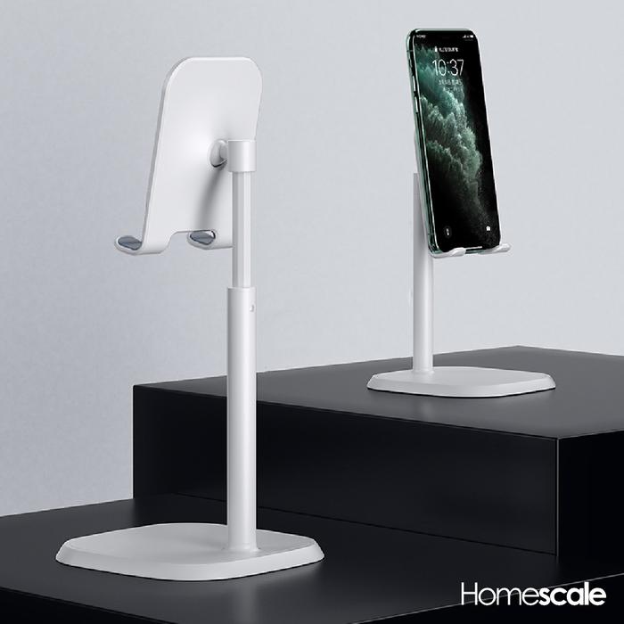 Gambar Dudukan Handphone Stand Holder / Tab / IPAD - Putih dari Homescaleid undefined Tokopedia