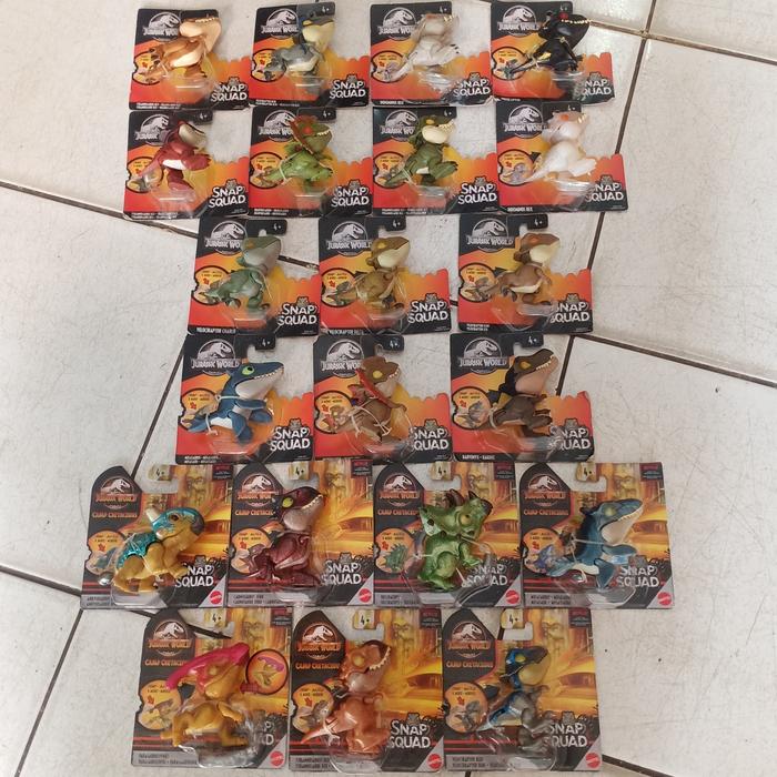 Gambar Action Figure Jurassic world Snap squad set dari Hobbysportstore undefined Tokopedia