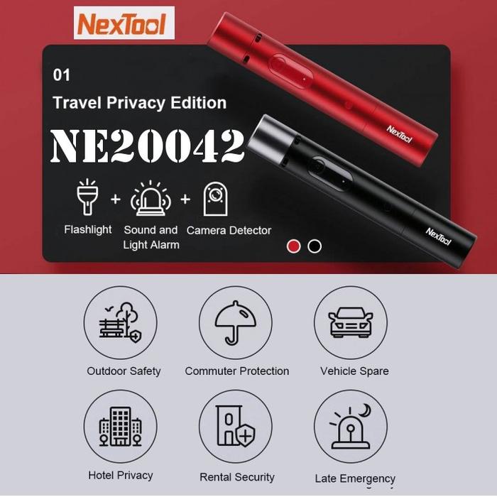 Gambar NEXTOOL NE20042 Travel Privacy Lightning Flashlight 500 Lumens dari Grosir House 88 undefined Tokopedia
