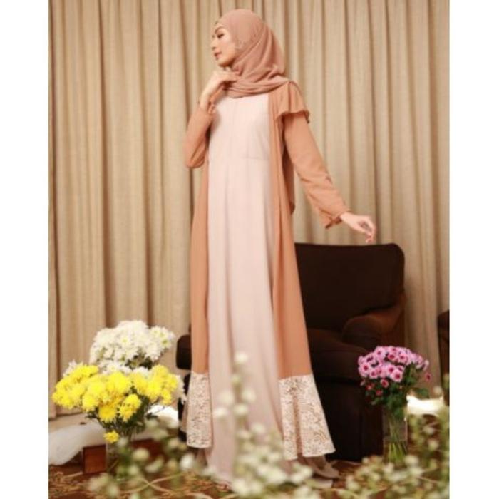 Gambar Najla Dress/Brukat by Gamaleea Ghaisani hijab - Amber, M dari Yuka storee undefined Tokopedia