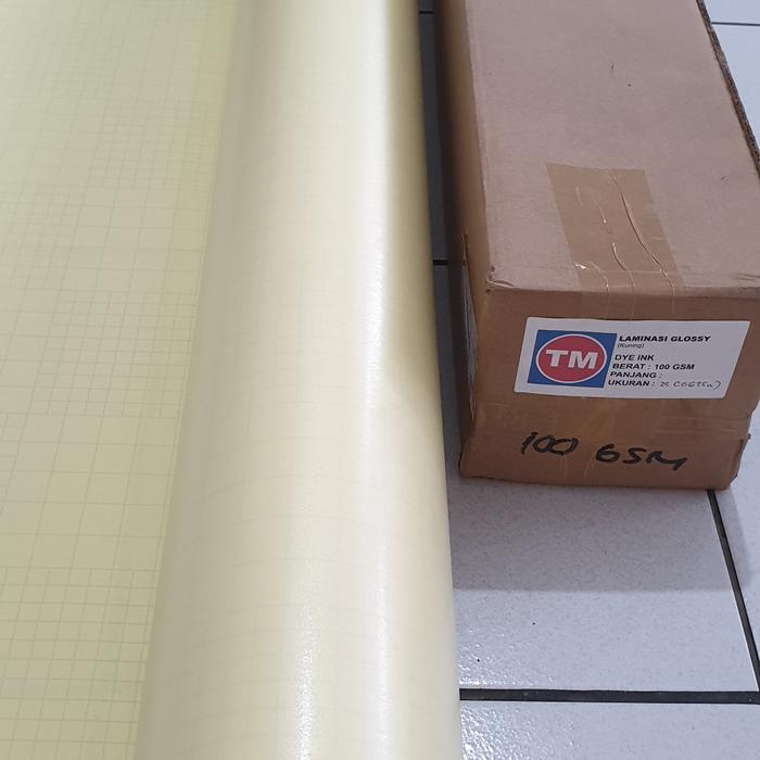 Gambar Laminasi Dingin 100 gsm 36" ( 91 cm x 46 m ) Matte / Glossy - Glossy, 46 meter dari Top Media undefined Tokopedia