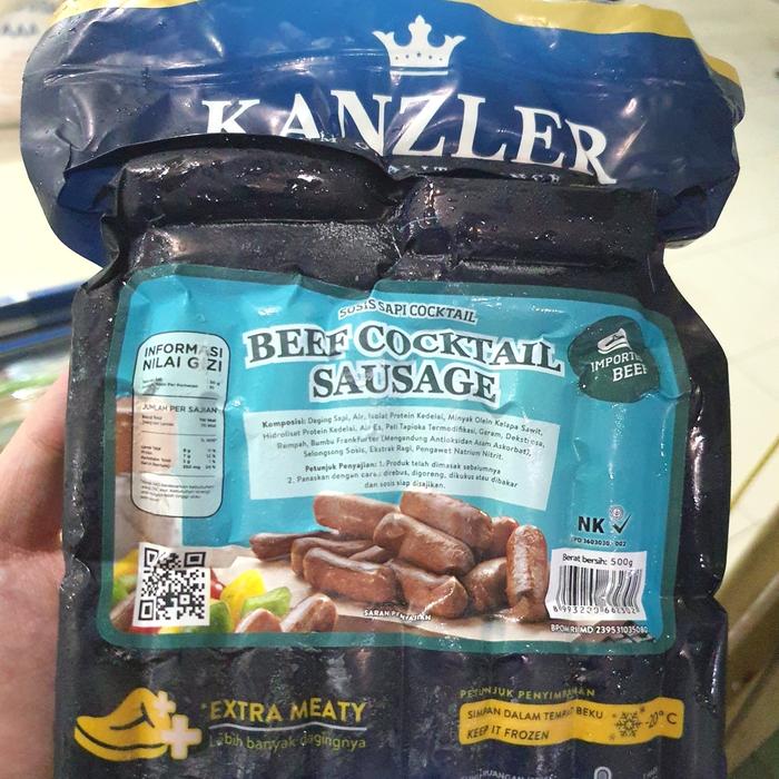 Gambar Sosis Sapi Cocktail/ Beef Cocktail Sausage Kanzler 500gr dari TokoHen-Hen undefined Tokopedia